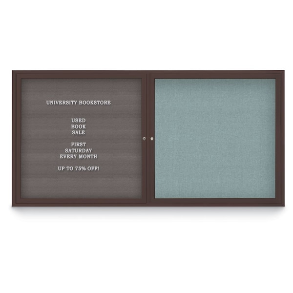 Corkboard, 42"x32", Deep Burgundy/Black